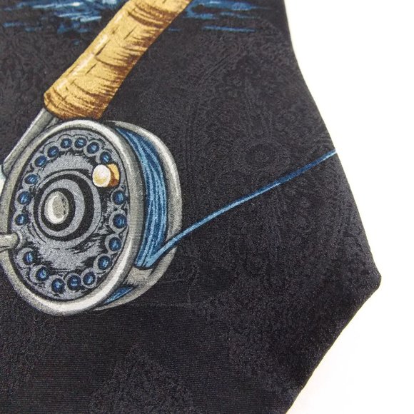 Field & Stream SILK Fly Fishing Neck Tie - Picture 3 of 5